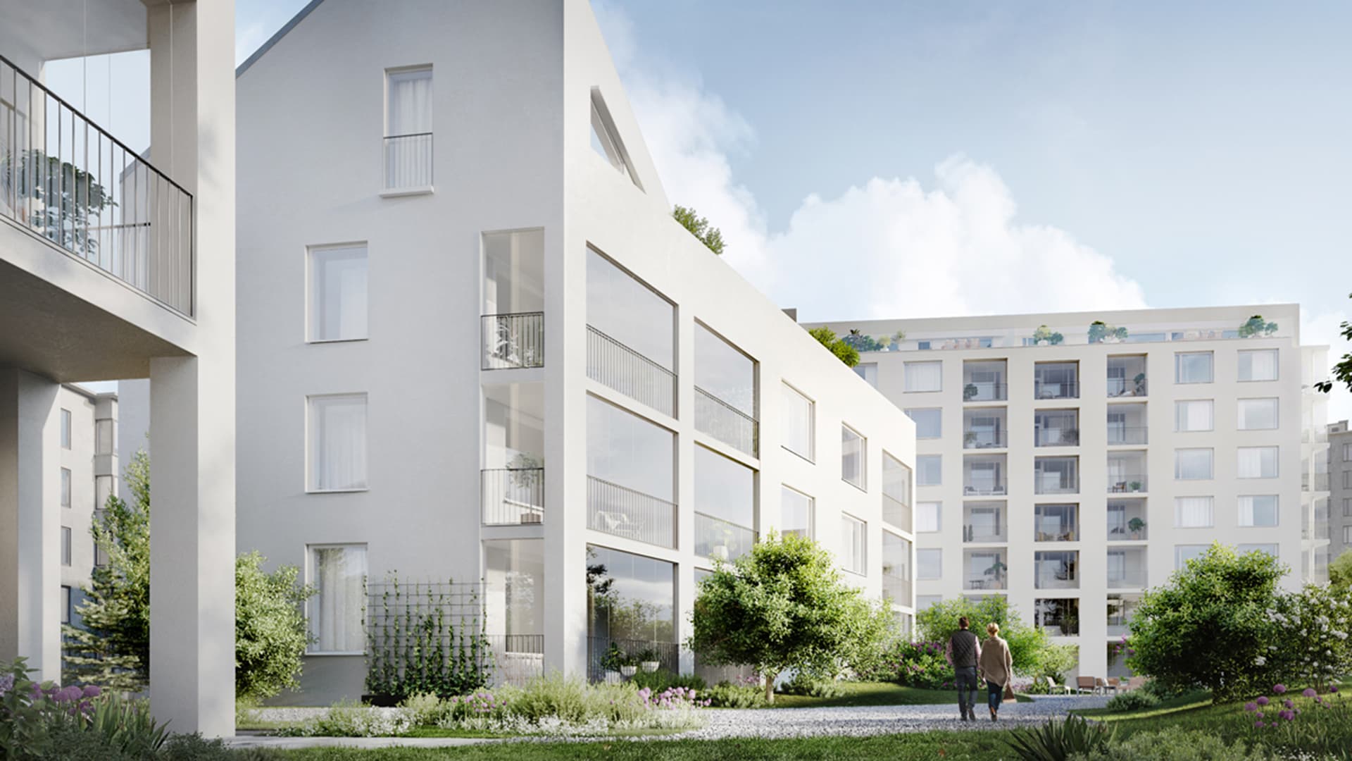 Kennoharkot runkomateriaalina Helsingin Töölöön rakentuvassa kerrostalokorttelissa