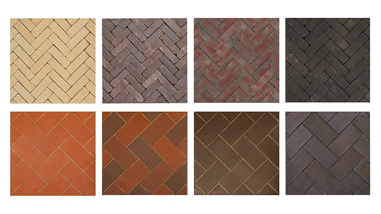 <p data-block-key="0gpj7">Kivien värisävyt ylävasemmalta lähtien: Siena, Basalt, Padova, Nero, Punainen, Ruskeankirjava, Ruskea ja Grafiitti</p>