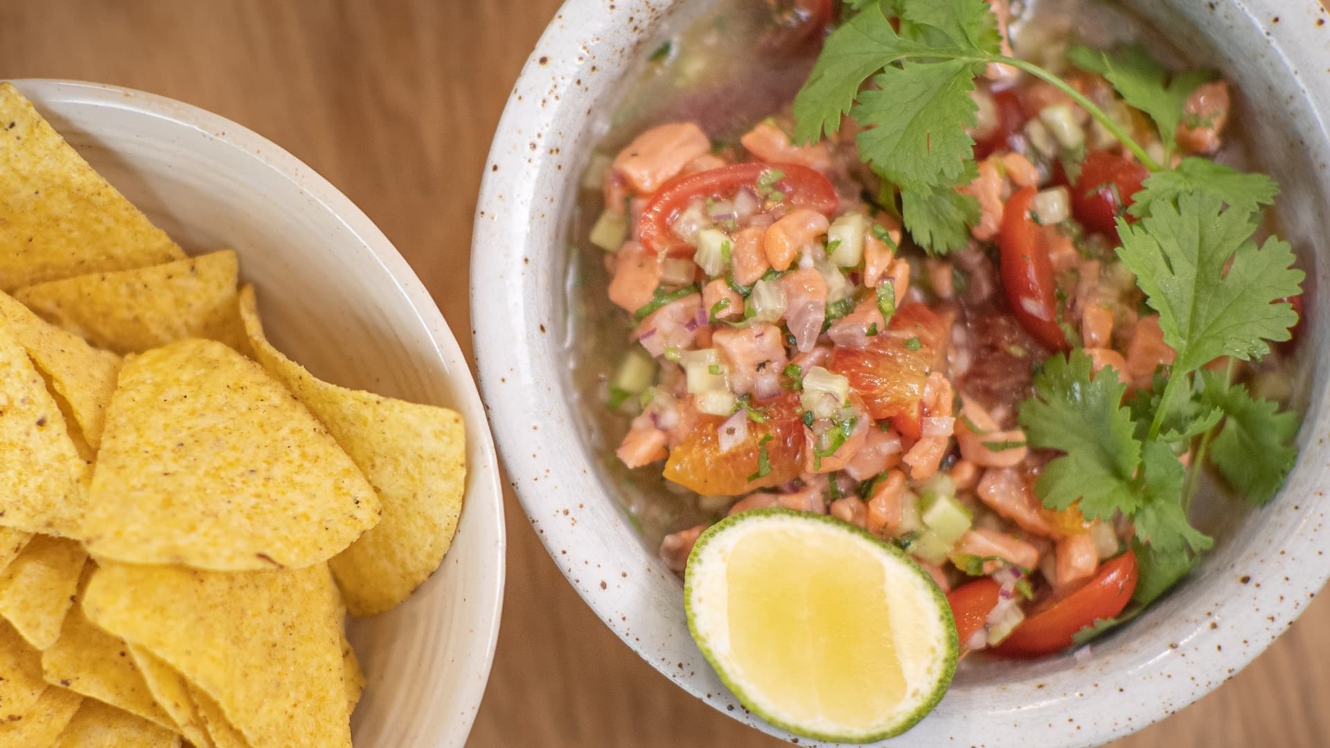 <p data-block-key="502hh">Kirjolohi-ceviche (kuva: Pro Kala ry)</p>