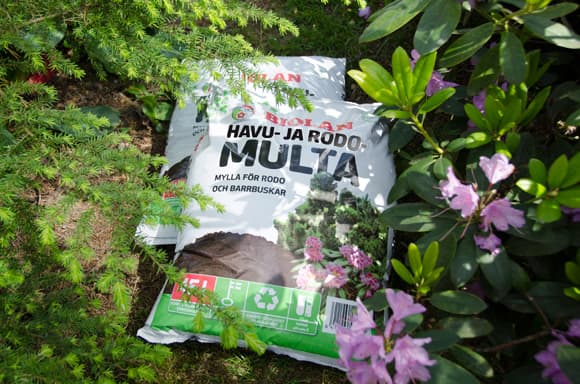 Biolan Havu- ja rodomulta happaman maan kasveille. (Kuva: Biolan)