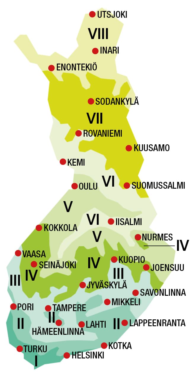 Vyöhykekartta